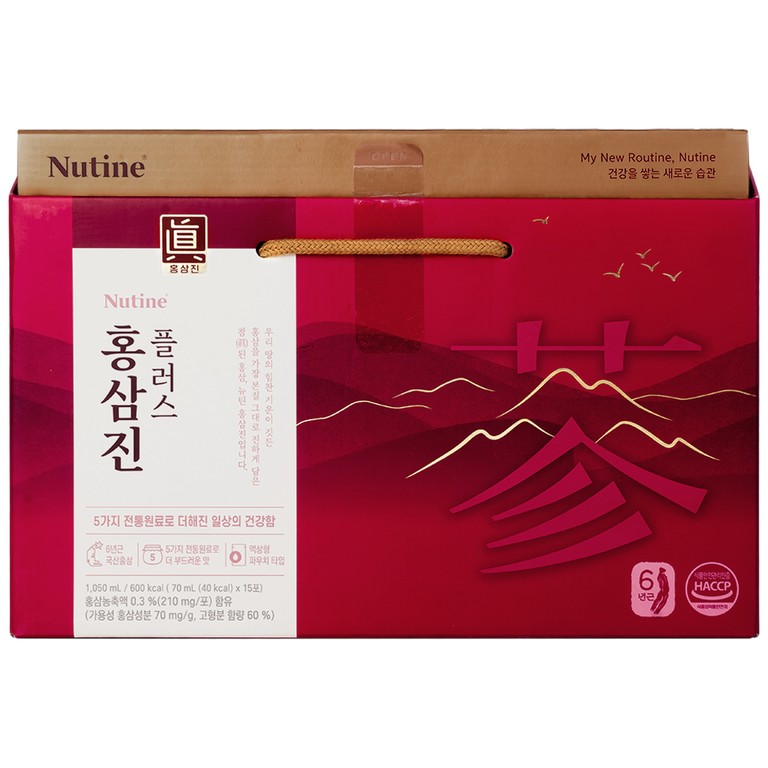 Nước Hồng Sâm Hongsamjin Plus (15 gói x 70ml)