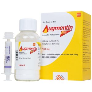 Bột pha hỗn dịch uống Augmentin ES GSK điều trị các nhiễm trùng do vi khuẩn gây ra ở trẻ (100ml)