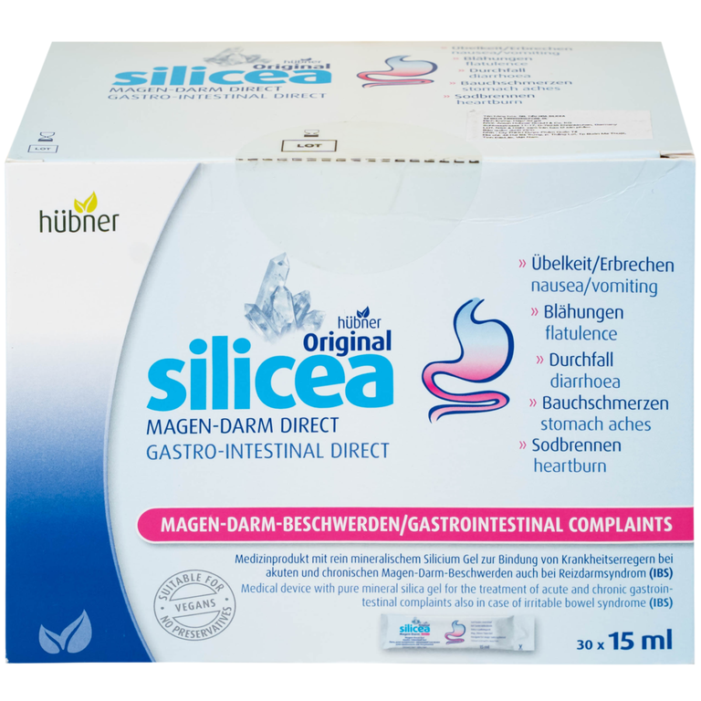 Gel tiêu hoá Silicea hỗ trợ điều trị các triệu chứng về đường tiêu hóa (30 gói x 15ml)