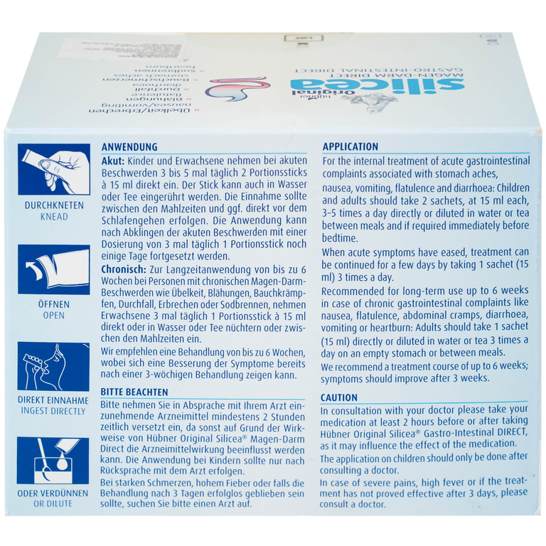 Gel tiêu hoá Silicea hỗ trợ điều trị các triệu chứng về đường tiêu hóa (30 gói x 15ml)