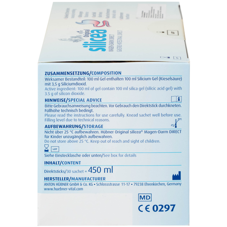 Gel tiêu hoá Silicea hỗ trợ điều trị các triệu chứng về đường tiêu hóa (30 gói x 15ml)