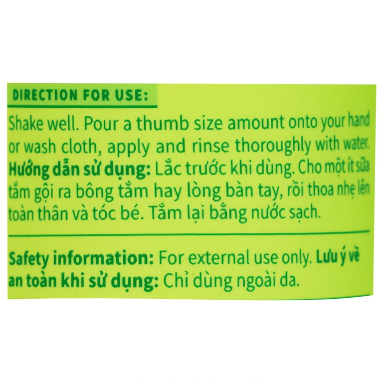 Sữa tắm gội cho bé Lactacyd Baby Extra Milky bảo vệ, nuôi dưỡng da và tóc (250ml)