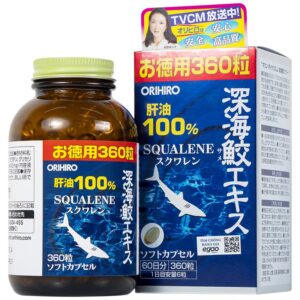 Thực phẩm bảo vệ sức khỏe Orihiro Deep Sea Shark extract capsule moral purpose giúp chống oxy hóa (360 viên)