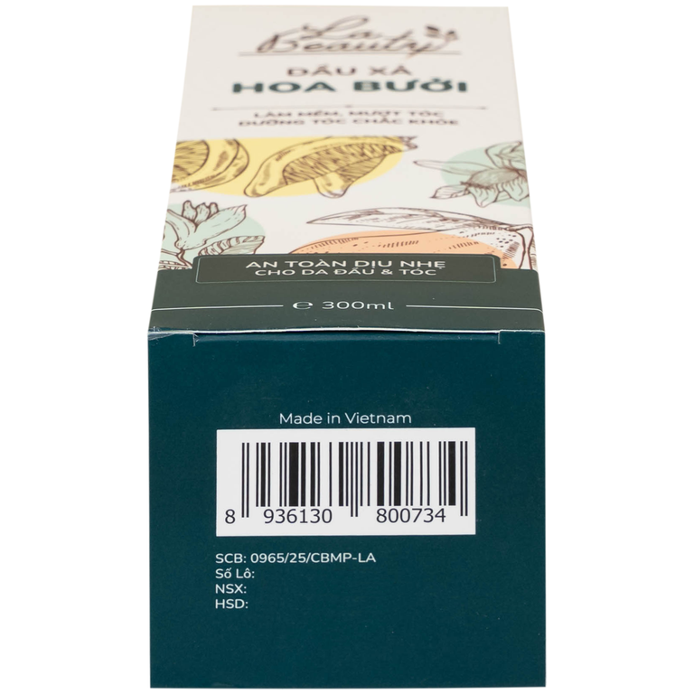 Dầu xả Hoa Bưởi La Beauty mượt tóc và giảm gãy rụng (300ml)