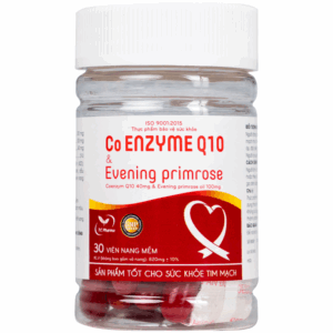 Viên uống Co Enzyme Q10 & Evening primrose Thành Công hỗ trợ chức năng tim mạch (30 viên)