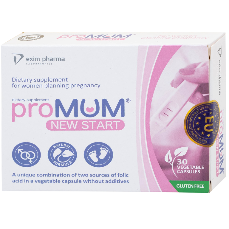 Viên uống proMUM New Start bổ sung vitamin và khoáng chất cho phụ nữ có kế hoạch mang thai (2 vỉ x 15 viên)