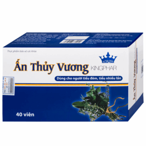 Viên uống Ấn Thủy Vương Kingphar bổ thận, giảm tiêu đêm, tiểu ngày nhiều lần (4 vỉ x 10 viên)