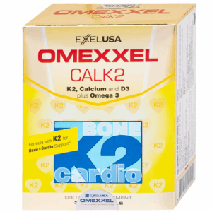 Viên uống Omexxel Calk2 bổ sung Canxi, Vitamin D3 (3 vỉ x 10 viên)
