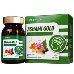 Viên uống Ashami Gold hỗ trợ cải thiện tình trạng lo âu, cải thiện giấc ngủ (60 viên)