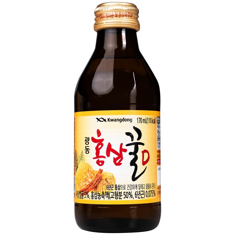 Nước Hồng Sâm Mật Ong Kwangdong (10 chai x 170ml)