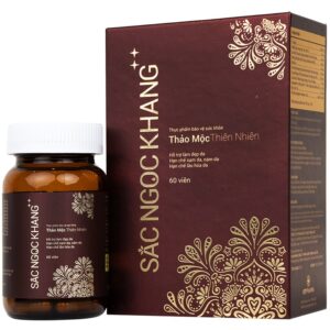 Thực phẩm bảo vệ sức khỏe Sắc Ngọc Khang++hỗ trợ làm đẹp da, hạn chế sạm da, nám da (60 viên)