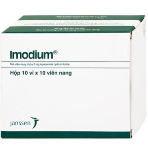 Thuốc Imodium 2mg Janssen điều trị tiêu chảy cấp tính (10 vỉ x 10 viên)