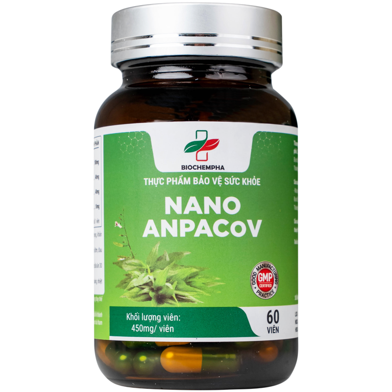 Viên uống giảm ho Nano Anpacov Biochempha (60 viên)