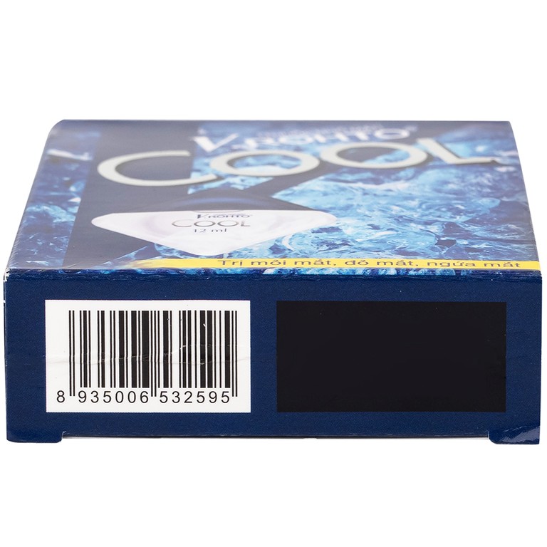 Thuốc nhỏ mắt V.Rohto Cool (12ml) điều trị mỏi mắt, đỏ mắt, ngứa mắt