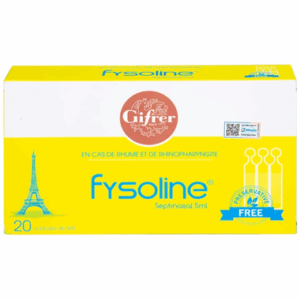 Dung dịch nước muối Fysoline Septinasal 5ml vệ sinh mũi không chất bảo quản kháng khuẩn (20 ống)Dung dịch nước muối Fysoline Septinasal 5ml vệ sinh mũi không chất bảo quản kháng khuẩn (20 ống)