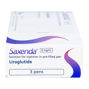 Dung dịch tiêm saxenda 6mg/ml novo nordisk hỗ trợ giảm cân cho người béo phì (hộp 3 cây)