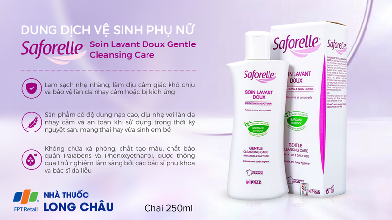 Dung dịch vệ sinh phụ nữ Saforelle 250ml giá tốt