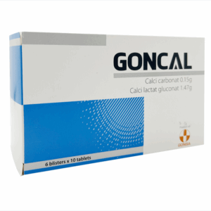 Thuốc Goncal 1.47/0.15 DaviPharm phòng ngừa và điều trị thiếu canxi (6 vỉ x 10 viên)