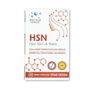 HSN Hair Skin & Nails - Viên uống đẹp da, dưỡng móng, dưỡng tóc (Hộp x 30 Viên)
