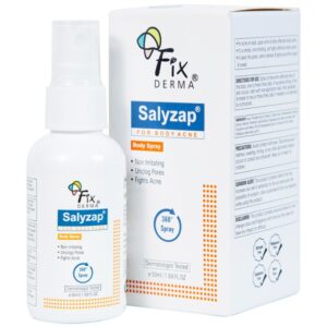 Xịt mụn Fixderma Salyzap giảm mụn trên lưng và toàn thân, kiểm soát dầu (50ml)