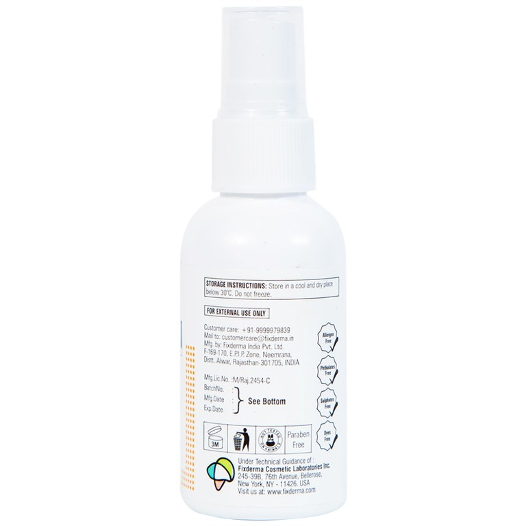 Xịt mụn Fixderma Salyzap giảm mụn trên lưng và toàn thân, kiểm soát dầu (50ml)