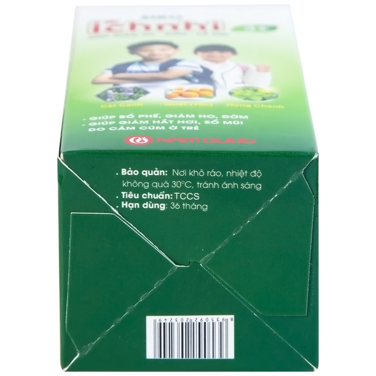 Siro Ích nhi 3+ Nam Dược giúp giảm ho, đờm, sổ mũi (90ml)