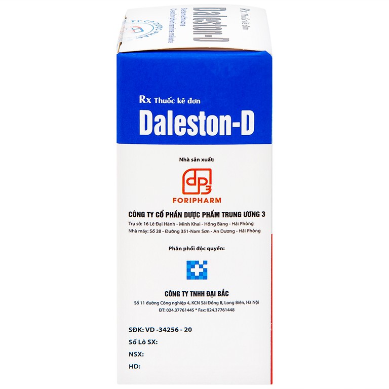 Siro Daleston-D TW3 chống dị ứng, chống viêm (30ml)