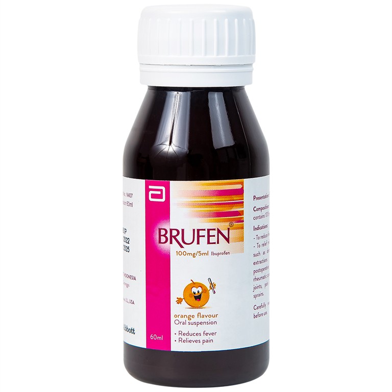 Hỗn dịch uống Brufen Abbott giảm đau, hạ sốt ở trẻ em (60ml)