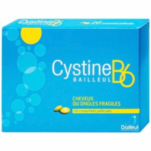 Thuốc Cystine B6 500mg Galeniques Vernin điều trị các bệnh lý liên quan đến tóc và loạn dưỡng móng (20 viên)