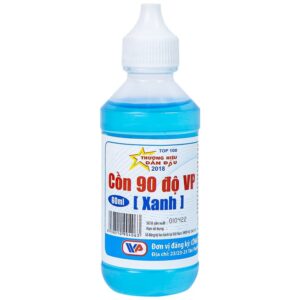 Cồn Xanh 90 độ Vĩnh Phúc hỗ trợ sát trùng vết thương ngoài (60ml)