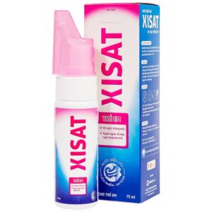 Xịt mũi nước biển sâu Xisat 75ml xịt sạch thông mũi dùng cho trẻ em