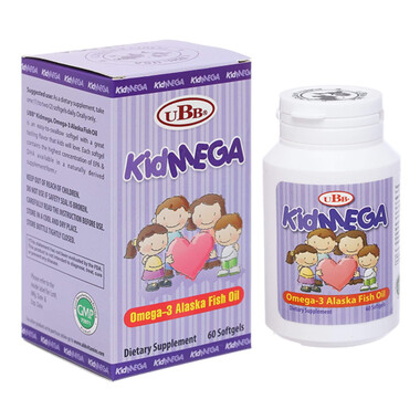 Viên uống KidMega UBB – Bổ Sung DHA & EPA, phát triển não bộ & sáng mắt