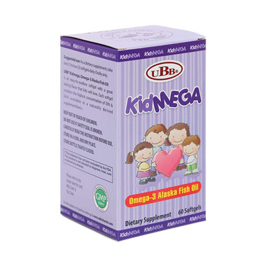 Viên uống KidMega UBB – Bổ Sung DHA & EPA, phát triển não bộ & sáng mắt