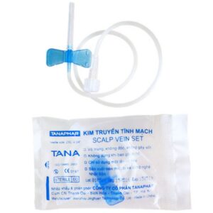 Kim truyền tĩnh mạch cánh bướm Scalp Vein Set 23g Tanaphar (100 chiếc)