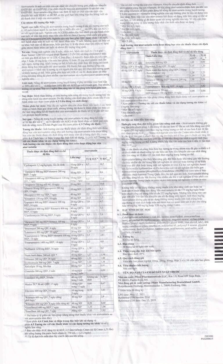 Thuốc Lipitor 10mg Viatris điều trị tăng cholesterol toàn phần (3 vỉ x 10 viên)