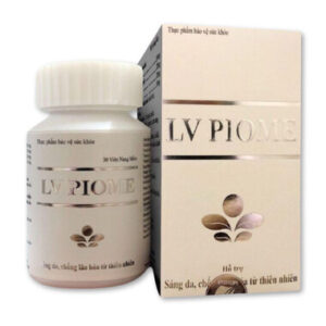 Lv Piome - Viên uống hỗ trợ làm sáng da, chống lão hoá (Hộp x 30 viên)
Lv Piome - Viên uống hỗ trợ làm sáng da, chống lão hoá (Hộp x 30 viên)