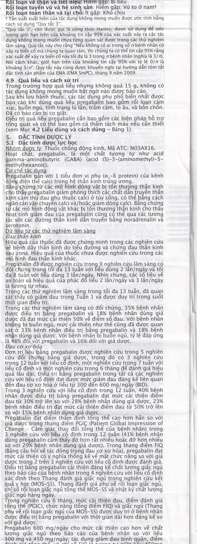 Viên nang cứng Lyrica 75mg Viatris điều trị đau thần kinh, động kinh cục bộ (4 vỉ x 14 viên)