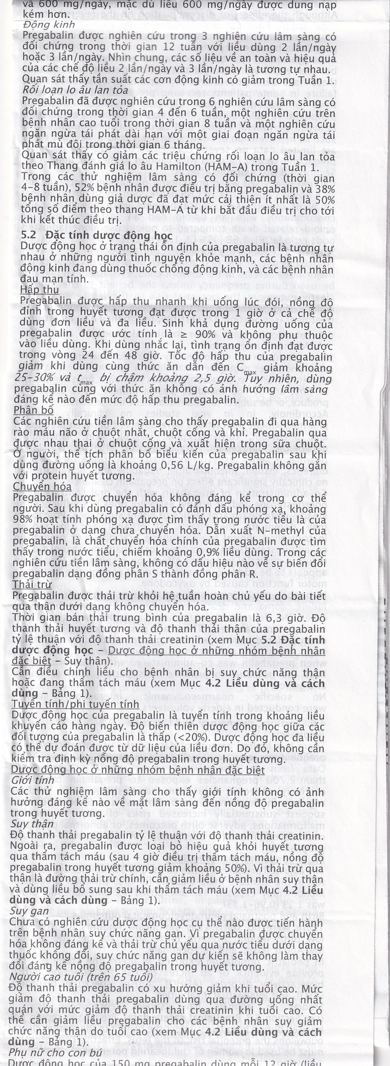 Viên nang cứng Lyrica 75mg Viatris điều trị đau thần kinh, động kinh cục bộ (4 vỉ x 14 viên)