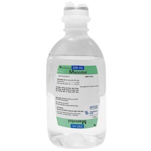 Dịch truyền Mannitol 20% Fresenius Kab phòng hoại tử thận cấp do hạ huyết áp, thiểu niệu sau mổ (250ml)
