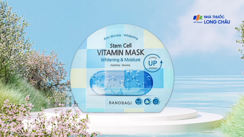 Mặt nạ Banobagi Stem Cell Vitamin Mask Whitening & Moisture