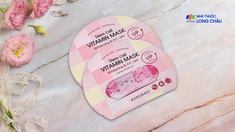Mặt nạ Banobagi Stem Cell Vitamin Mask Whitening & AC Care