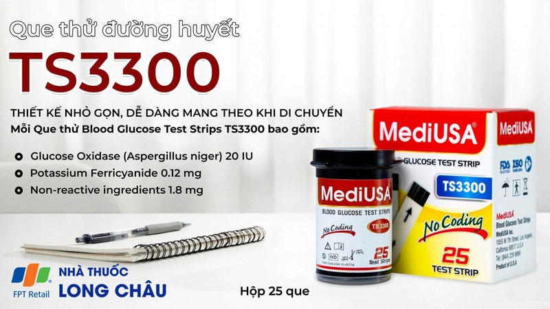 mediusa_ts3300_lifestyle_824d8bb656 Que thử Blood Glucose Test Strips TS3300 MediUSA 1