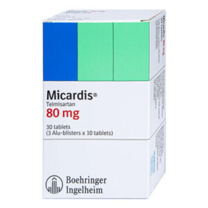 Thuốc Micardis 80mg Boehringer điều trị tăng huyết áp vô căn (3 vỉ x 10 viên)