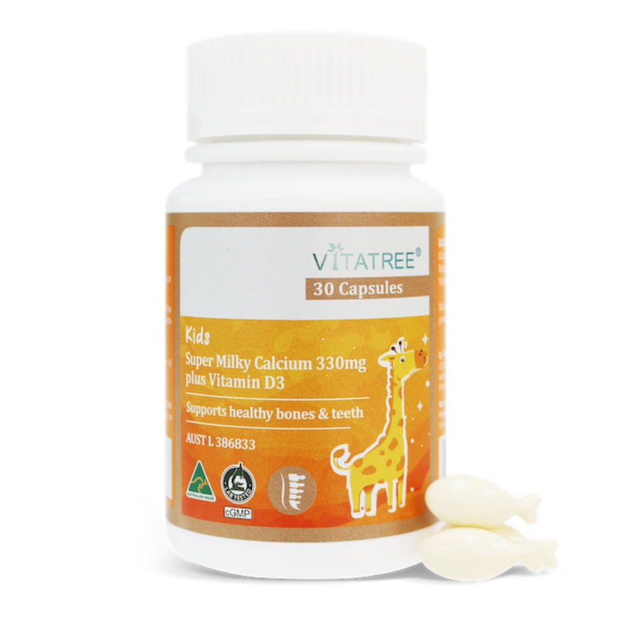 Milky Calcium D3 330mg Plus Vitatree C/30v