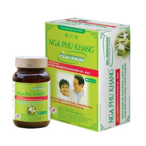 Nga Phụ Khang Platinum - Hỗ trợ điều trị u xơ tử cung, u nang buồng trứng (60 viên)