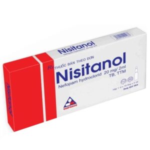 Dung dịch tiêm Nisitanol 20mg/2ml Vinphaco điều trị đau thấp khớp, đau răng, đau sau mổ (1 vỉ x 10 ống x 2ml)