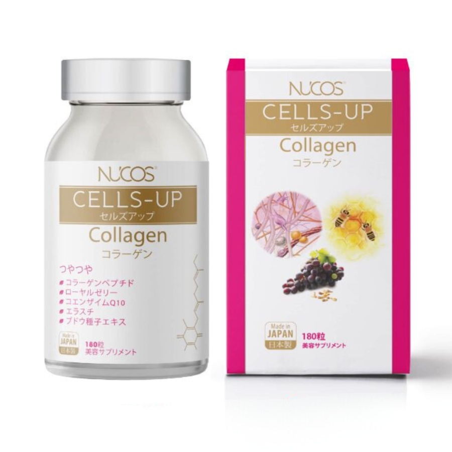 Viên uống Nucos Cell Up bổ sung collagen, ngăn ngừa lão hóa (180 viên)