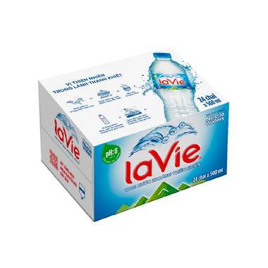 Nước khoáng La Vie chai 500ml thùng 24 chai