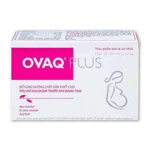 Ovaq Plus - Viên uống bổ sung dinh dưỡng cho phụ nữ trước khi mang thai (Hộp x 60 Viên)