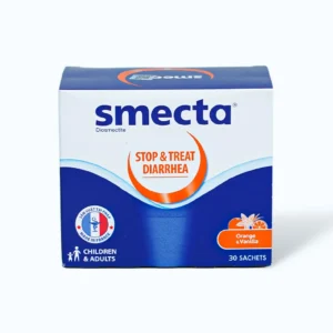 Bột pha uống Smecta Orange-Vanilla 3g điều trị tiêu chảy, rối loạn tiêu hóa (hộp 30 gói)
